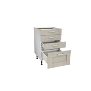 Gower Rapide Verona Pebble 4 Drawer Unit 500mm