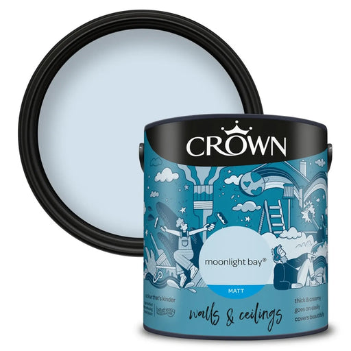 Crown Walls & Ceilings Matt 2.5L Moonlight Bay