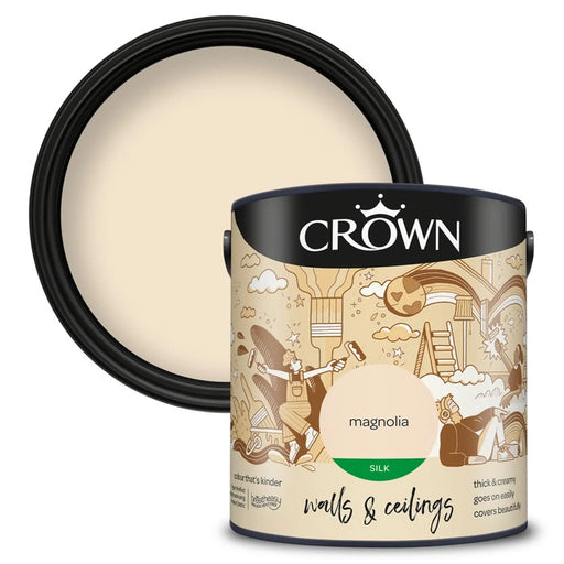 Crown Walls & Ceilings Silk 2.5L Magnolia