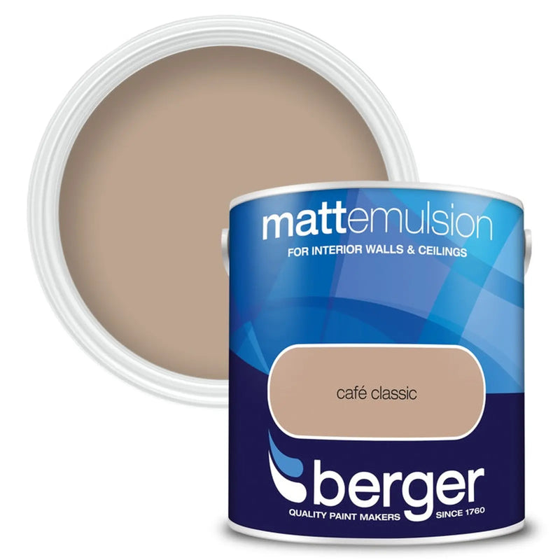 Berger Matt Emulsion 2.5L Cafe Classic