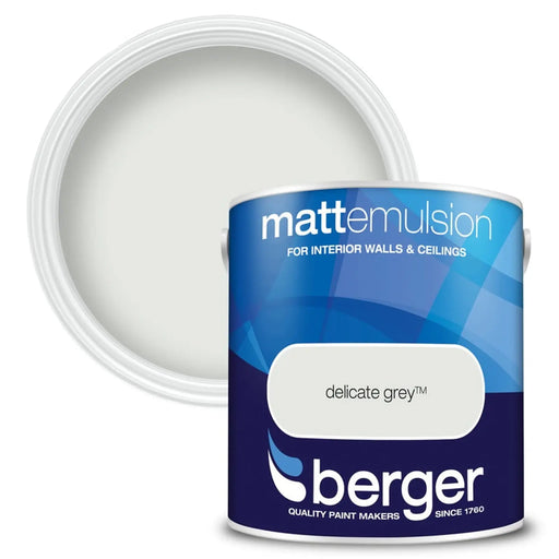 Berger Matt Emulsion 2.5L Delicate Grey