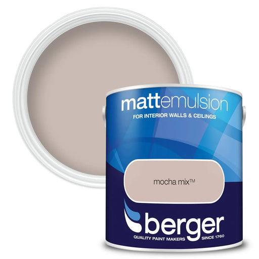 Berger Matt Emulsion 2.5L Mocha Mix