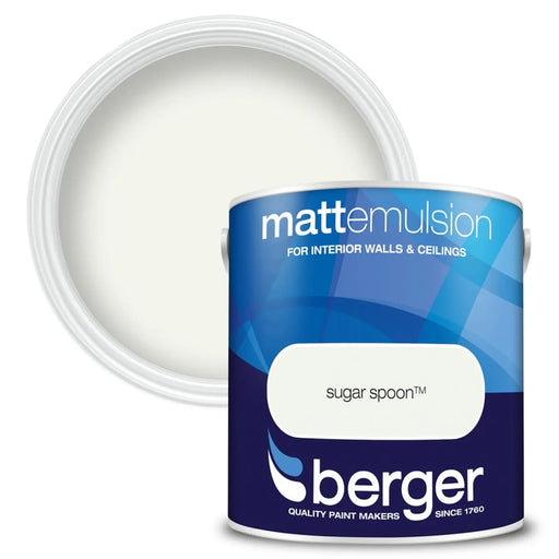 Berger Matt Emulsion 2.5L Sugar Spoon