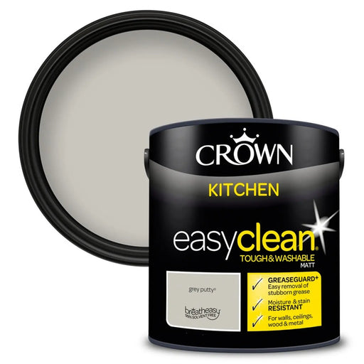 Crown Easyclean Kitchen Matt 2.5L Grey Putty