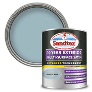 Sandtex 10 Year Exterior Multi Surface Satin 750ml Gentle Blue