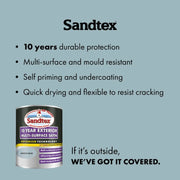 Sandtex 10 Year Exterior Multi Surface Satin 750ml Gentle Blue