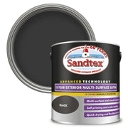 Sandtex 10 Year Exterior Multi Surface Satin 2.5L Black