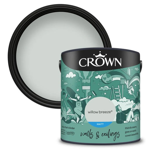 Crown Walls & Ceilings Matt 2.5L Willow Breeze