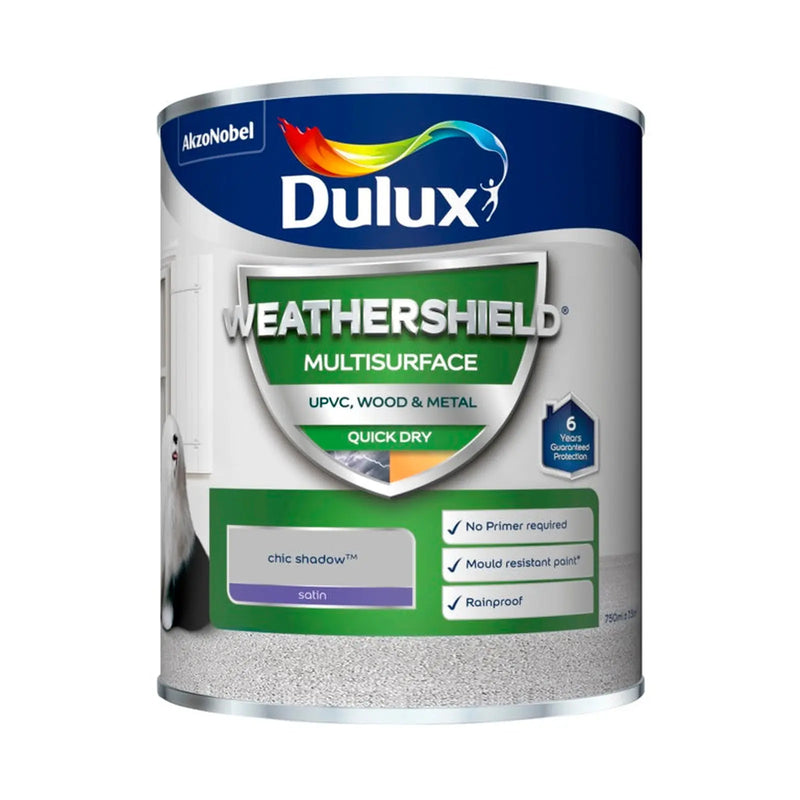 Dulux Weathershield Multi Surface 750ml Chic Shadow