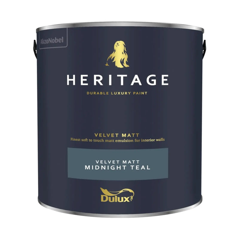Dulux Heritage Matt 2.5L Midnight Teal