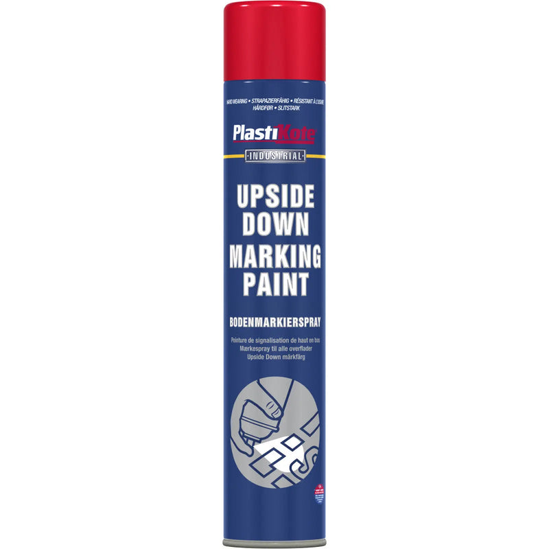 PlastiKote Upside Down Marking Paint 750ml Red