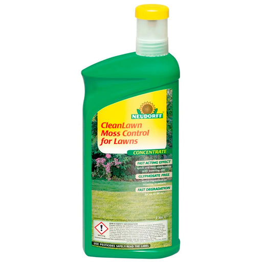 Neudorff CleanLawn Organic Moss Control For Lawns 1L Concentrate