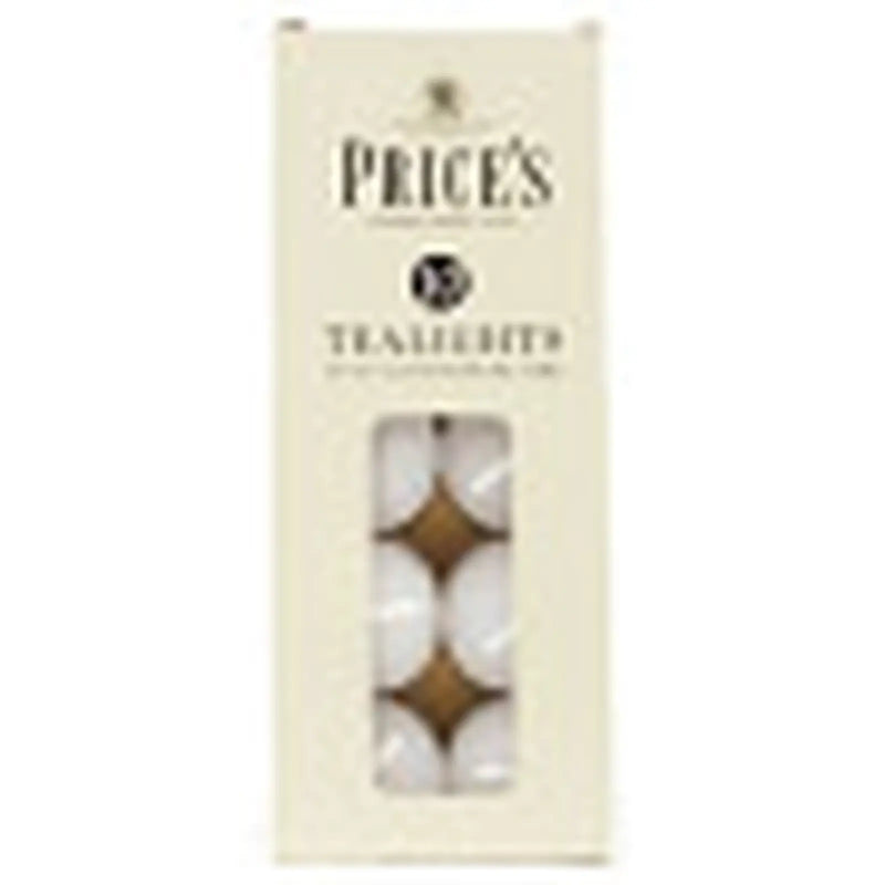 Price's Candles White Tealights Pack 10