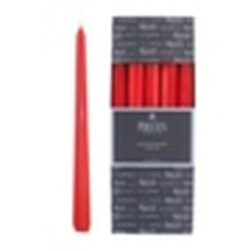 Price's Candles Venetian 10" Candle Pack 10 Red