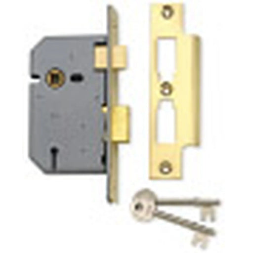 Union 3 Lever Mortice Sashlock Satin Chrome Finish 3"