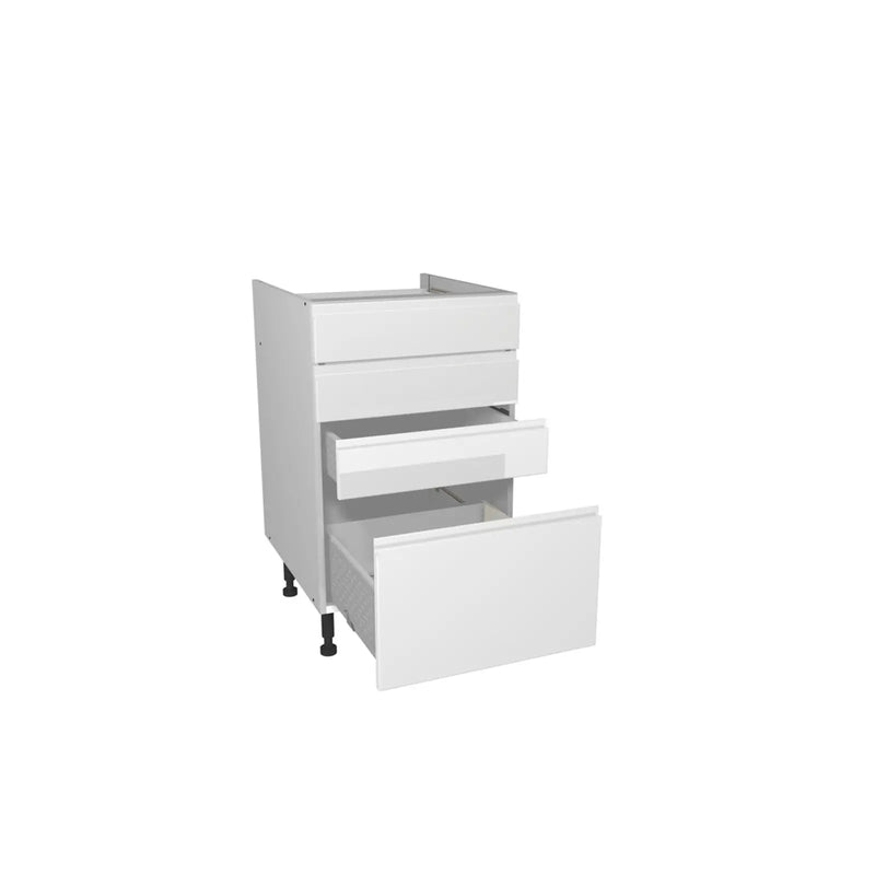 Gower Rapide+ Capri White 4 Drawer Unit 500mm