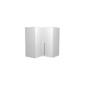 Gower Rapide+ Paris White L Shaped Corner Wall Unit 635mm