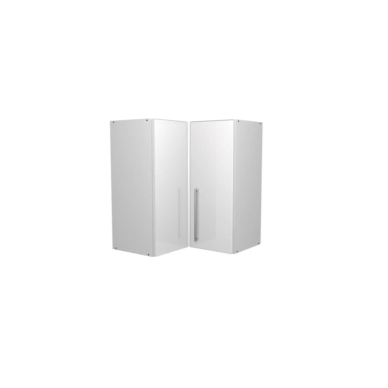 Gower Rapide+ Paris White L Shaped Corner Wall Unit 635mm