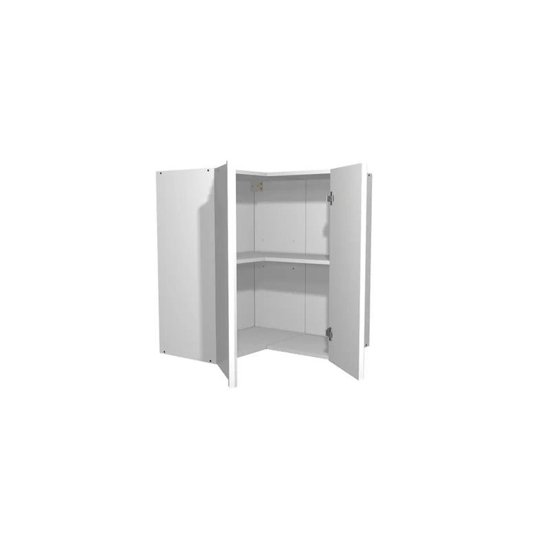 Gower Rapide+ Paris White L Shaped Corner Wall Unit 635mm