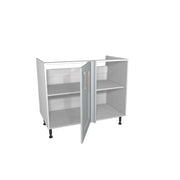 Gower Rapide+ Verona Grey Corner Base Unit 1000mm
