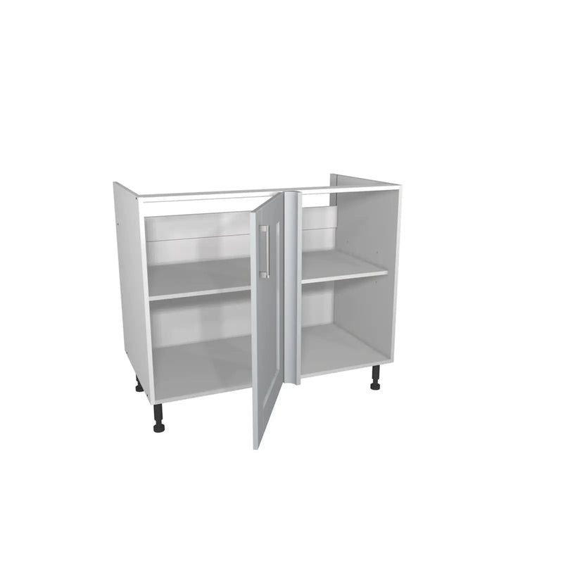 Gower Rapide+ Verona Grey Corner Base Unit 1000mm