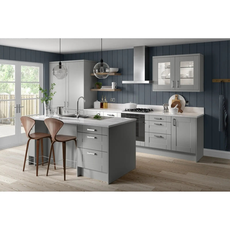 Gower Rapide+ Verona Grey 3 Drawer Unit 600mm