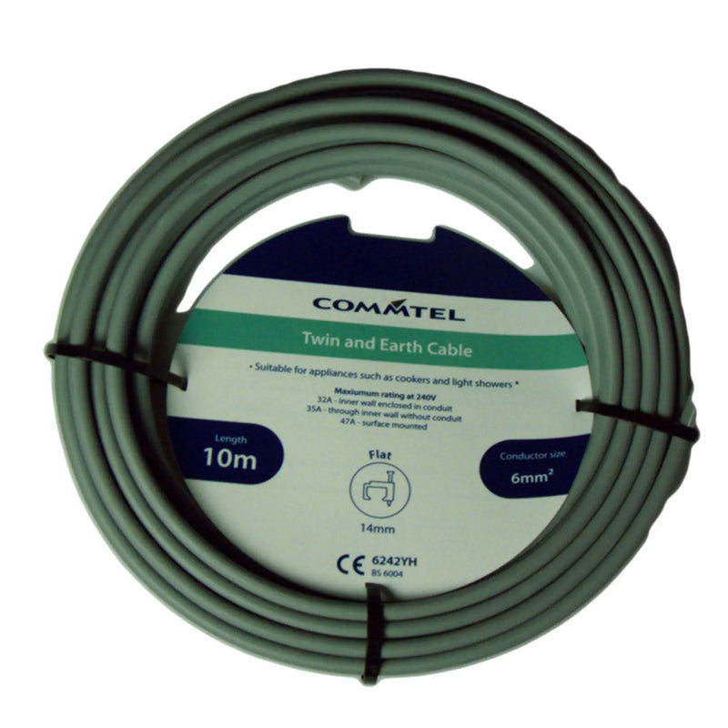 PX Basec 2 Core Grey Cable 50m x 1mm