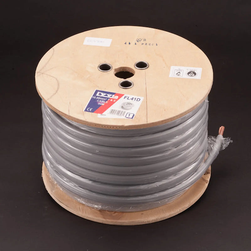 PX Basec 2 Core Grey Cable 50m x 1mm