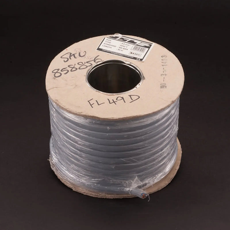 PX Basec 2 Core Grey Cable 50m x 1mm