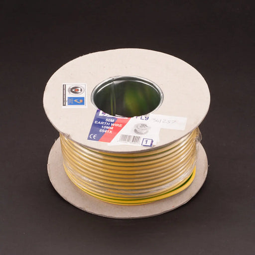 PX BASEC 1 Core Cable - Green & Yellow 50m x 10mm