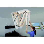 Fakro Wooden Folding Section Loft Ladder 60 x 120cm