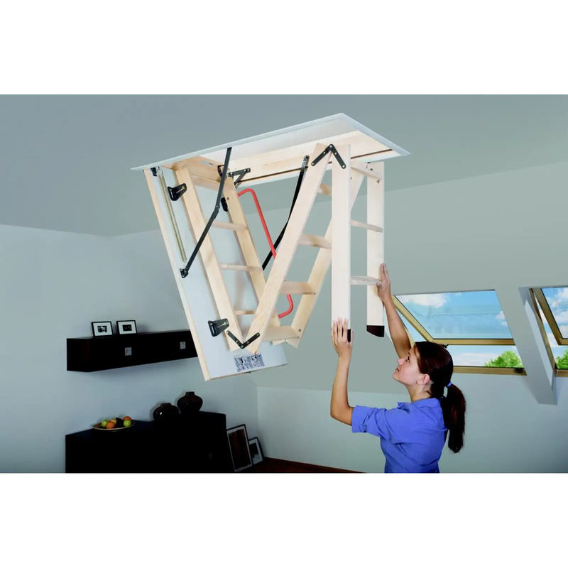 Fakro Wooden Folding Section Loft Ladder 60 x 120cm