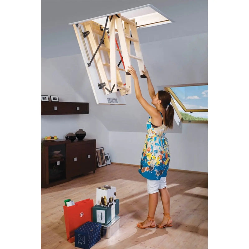 Fakro Wooden Folding Section Loft Ladder 60 x 120cm
