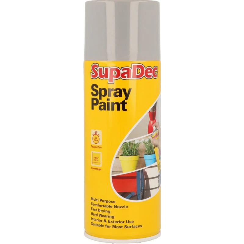 SupaDec Spray Paint Matt 400ml Anthracite