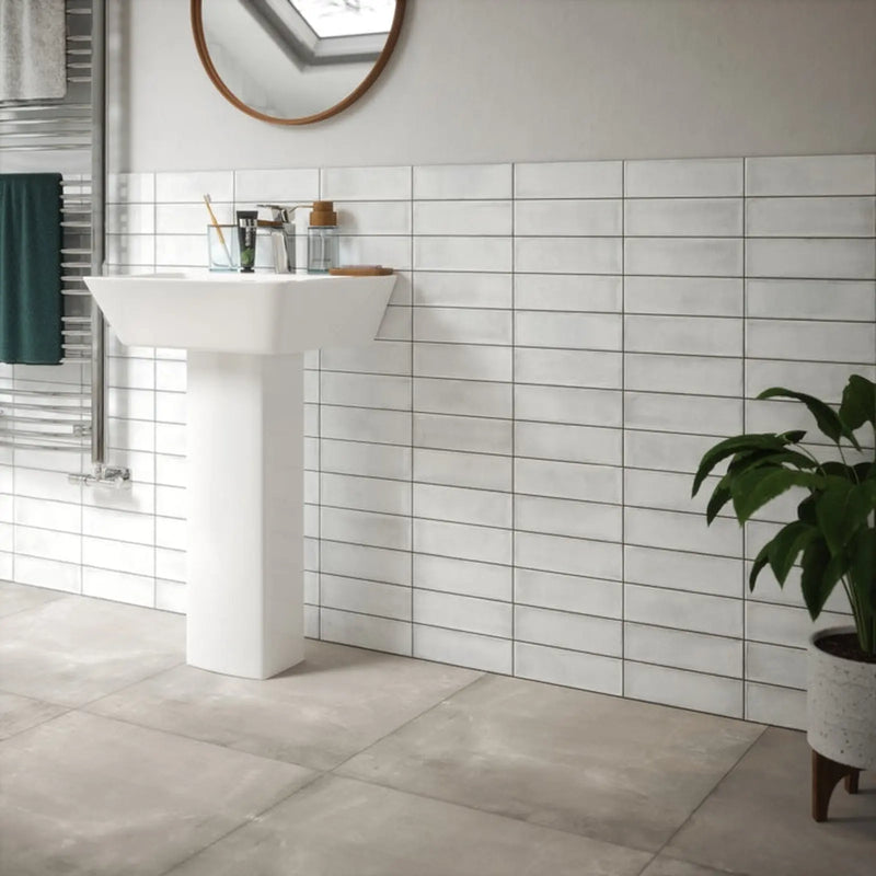 Johnson Tiles Melrose Stone Gloss Wall Tile 245 x 75mm 0.99m2