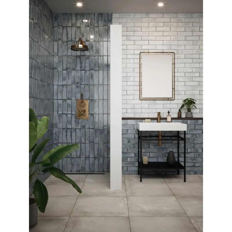 Johnson Tiles Melrose Slate Gloss Wall Tile 245 x 75mm 0.99m2