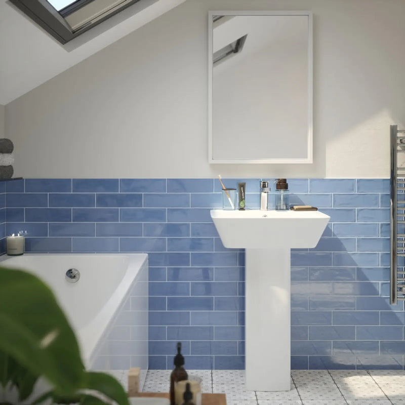 Johnson Tiles 1901 Marsden Blue Wall Tile 245 x 75mm 0.99m2