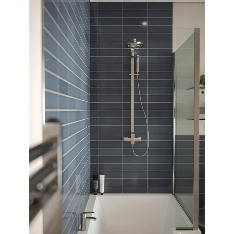 Johnson Tiles South Bank Dusk Gloss Field 245 x 75mm 0.99m2