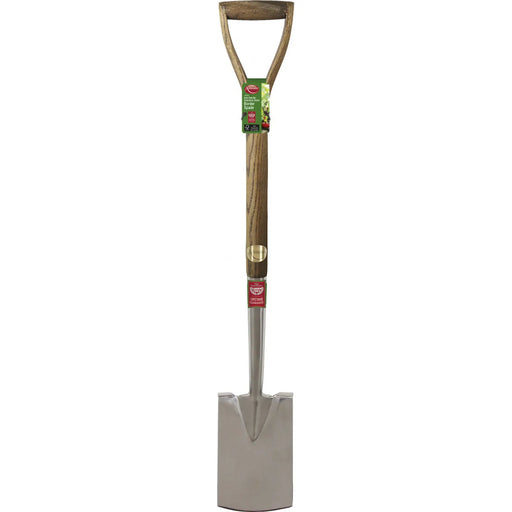 Ambassador Ash Handle Stainless Steel Border Spade Length: 95cm