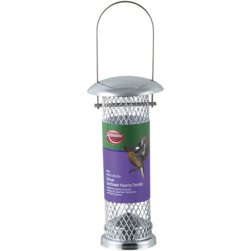 Ambassador Wild Birds Deluxe Sunflower Hearts Feeder