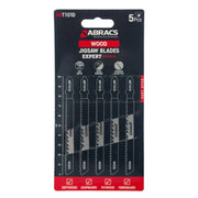 Abracs Jigsaw Blade For Wood Pack 5 100mm