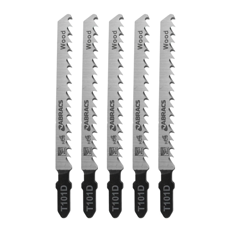 Abracs Jigsaw Blade For Wood Pack 5 100mm