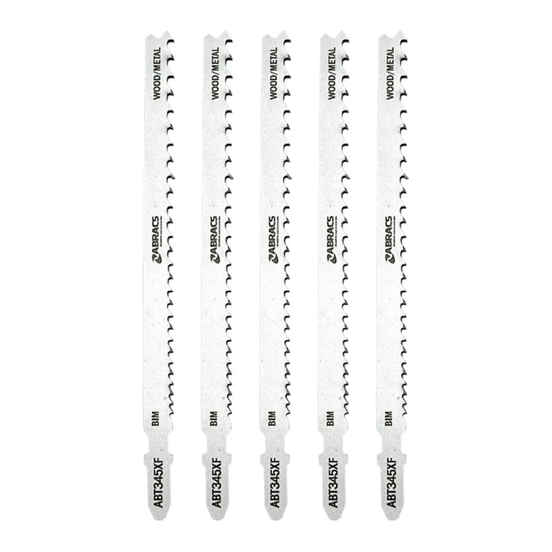 Abracs Jigsaw Blade For Wood & Metal Pack 5 132mm