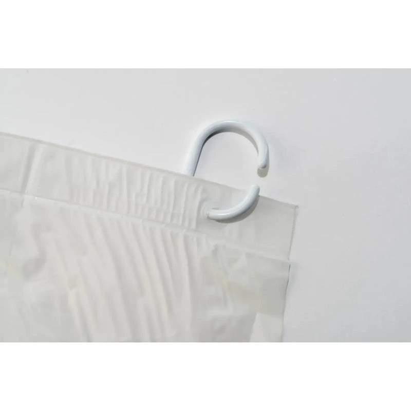 Croydex PVC Shower Curtain White