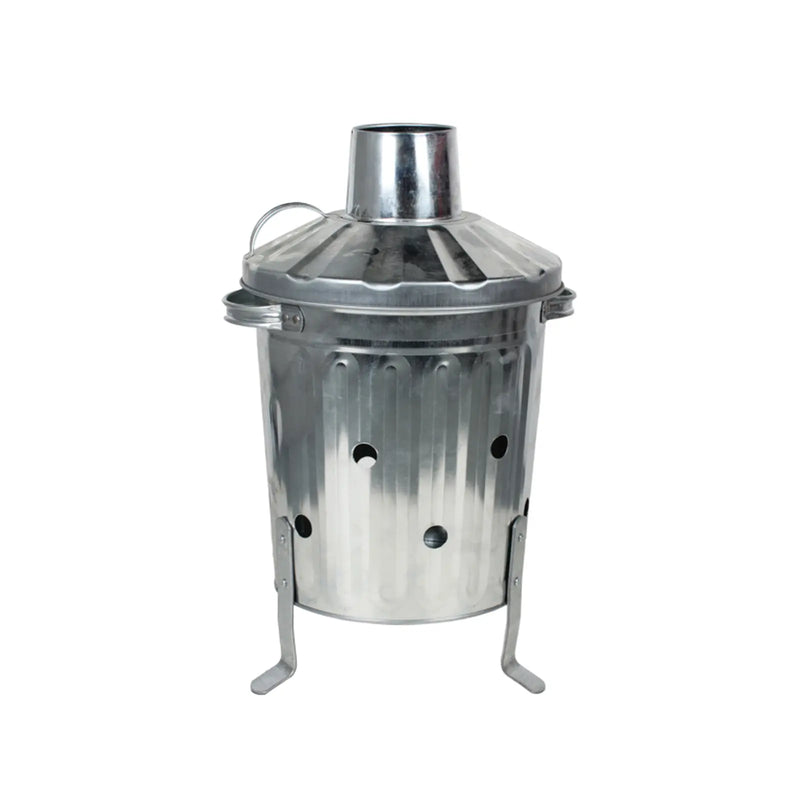 Ambassador Galvanised Mini Garden Incinerator Tapered