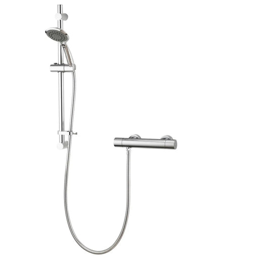 Aqualisa Round Bar Valve Mixer Shower Chrome