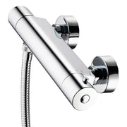 Aqualisa Round Bar Valve Mixer Shower Chrome