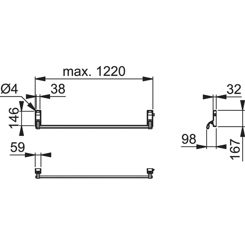 Arrone Push Bar Panic Latch