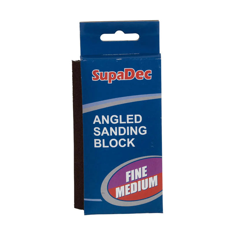 SupaDec Angled Sanding Block Fine/medium