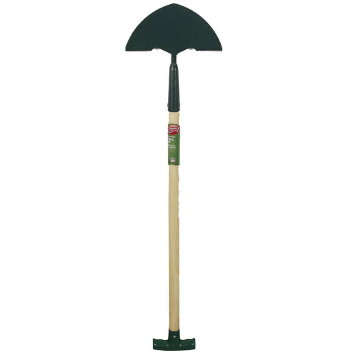 Ambassador Carbon Steel Edging Iron Length: 92cm. Wooden Handle Length: 61cm
